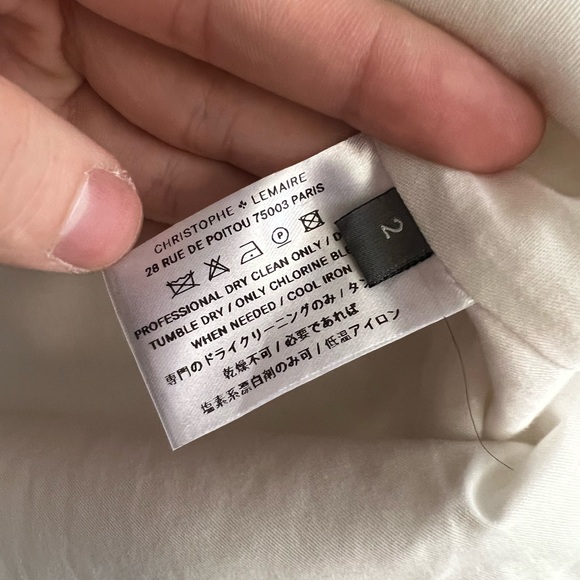 LEMAIRE White Quilted Jacket 2 - Picture 5 of 8